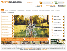 Tablet Screenshot of fietsonline.com
